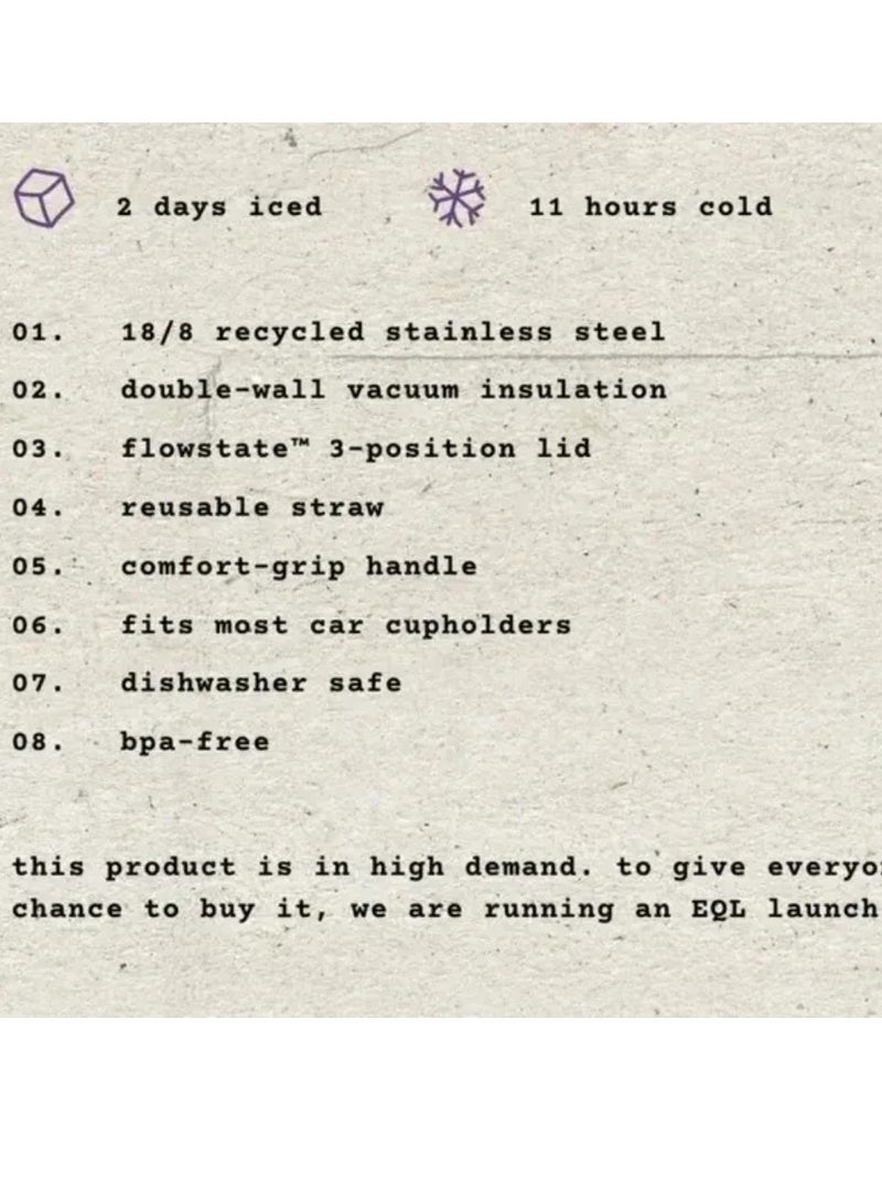 Stanley NEW x Olivia Rodrigo Quencher H2.0 FlowState™ Tumbler | 40 OZ – Brand New in Box | Stylish, Durable, and Functional Drinkware for Fans and Everyday Use - Image 3