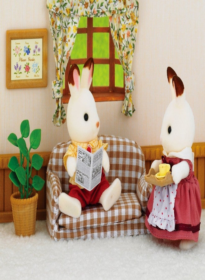 Epoch Sylvanian Families Sylvanian Family Doll and Furniture set chocolat rabbit Father - Image 4