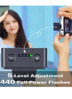 Godox iM20 Mini Flash for Camera with 470mAh Batter 440 Full-Power Flash 5 Levels Mini Flash Speedlite for Sony zve10 Sony zv1 Ricoh gr3 Canon Nikon Fuji Olympus Camera (iM20)  - Image 5
