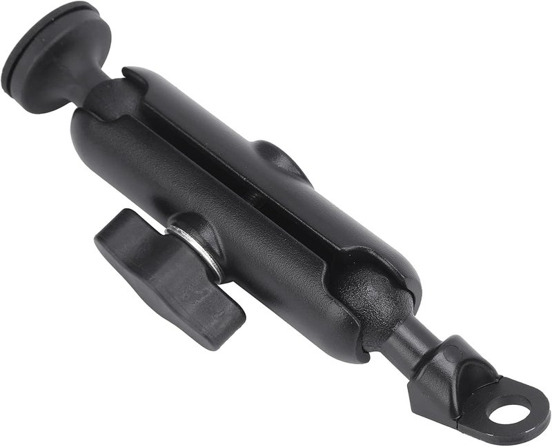 Motorcycle Rearview Mirror Mount Holder with 1 / 4in Screw, Metal, Black - Durable Anti - Body, 360° Flexible Rotation, Compatible with Sports Cameras and Mobile Phones - Image 3