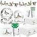 Srua Don Mallard Duck Baby Shower Decorations Duck Hunting Baby Shower Party Supplies Paper Plate Napkin Cup Tablecloth Banner Cutlery Serves 24 - Image 3