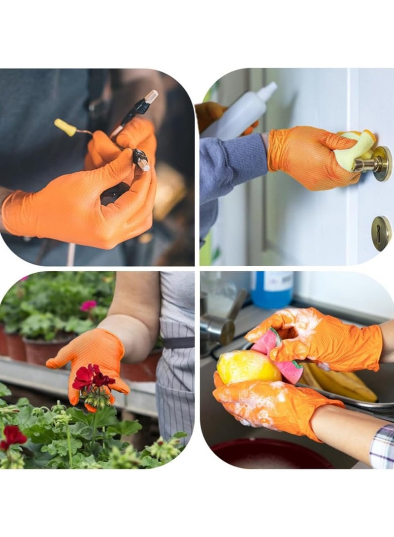 Pair of Thick Waterproof Wear-resistant Rubber Kitchen Gloves, Reusable Cleaning Gloves for Dishwashing.Size XL - Image 3