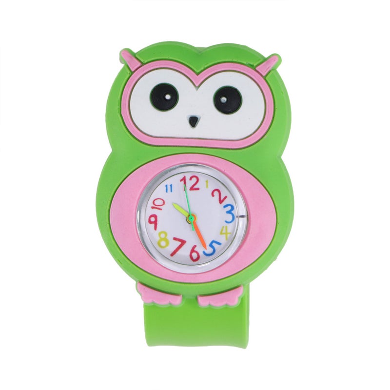 Creative Kids Cartoon Animal Slap Watches Owl 