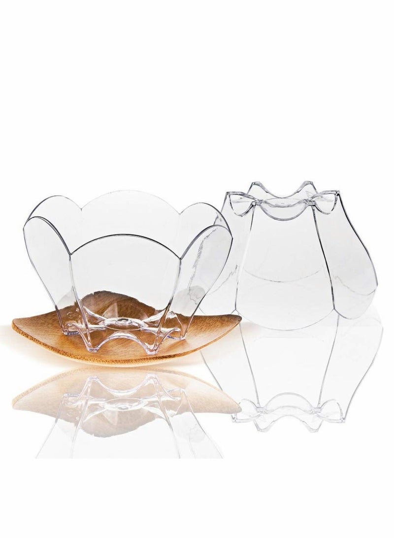 100pcs Mini Parfaits Dessert Cups with Spoons, Clear Small Serving Disposable Bowl Dessert Plates for Chocolate Desserts, Appetizers - Image 4