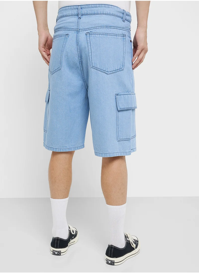 سفنتي فايف Essential Denim Shorts