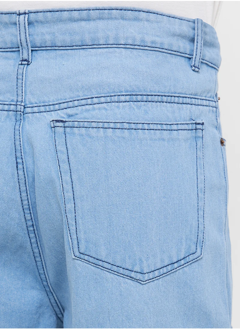 سفنتي فايف Essential Denim Shorts