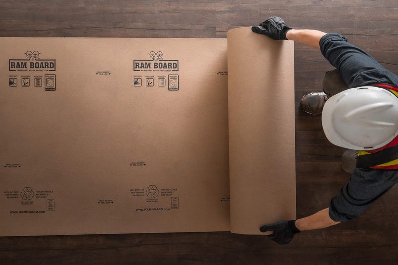 Ram Board 38 inch x 100 feet Heavy Duty Painting, Remodeling, Construction, Temporary Floor Protection (317 Sq. Ft.) - 46 RB 38-100 - Image 3