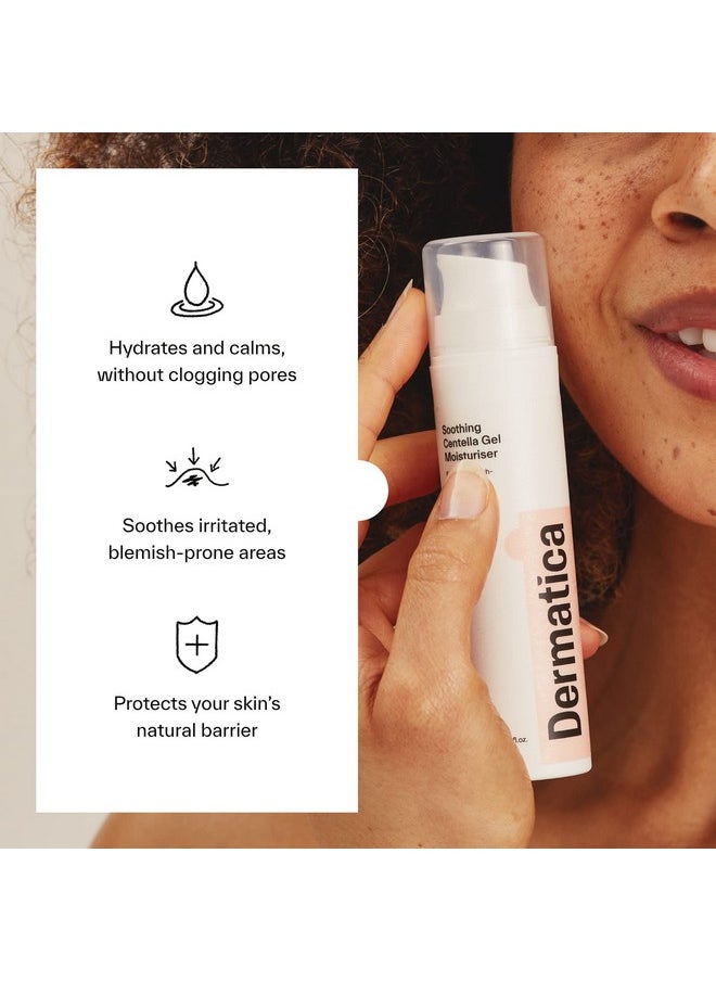 Dermatica - Daily Soothing Centella Gel Moisturizer Hydrating Moisturizer For All Skin Types Lightweight Oilfree Gel Moisturizer (50Ml) - Image 1