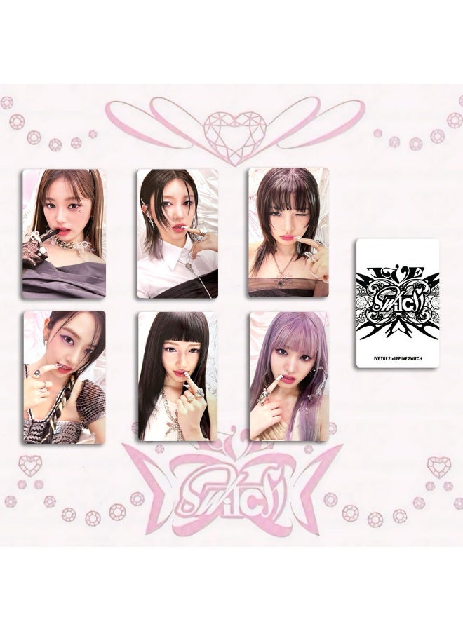 NIBEMINENT 6 Pcs Kpop IVE SWITCH HEYA Lomo Cards Card For Fans Collection Gifts - Image 1