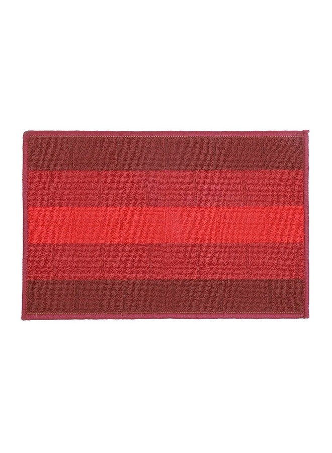 Status Contract Anti Slip Front Door Mat|(38x58cm) Living Room Rug for Entrance Door|Polypropylene Floor Mats for Home|Essential Small Rugs for Office, Bedroom & Kitchen| (Red), Rectangular - Image 2