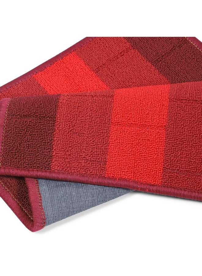 Status Contract Anti Slip Front Door Mat|(38x58cm) Living Room Rug for Entrance Door|Polypropylene Floor Mats for Home|Essential Small Rugs for Office, Bedroom & Kitchen| (Red), Rectangular - Image 5