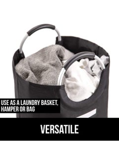 Generic Laundry Storage Bag, Foldable Hamper Basket with Padded Handles, Easy to Carry Washing Baskets for Laundry, Clothes Hamper for Kids Bedroom, Bathroom, Nursery, Utility Room  - Image 4