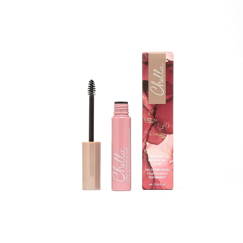 Chella Eyebrow Gel Defining Clear Eyebrow Gel  Lightweight Formula for Natural Long Lasting Makeup  Vegan Cruelty Free Paraben Free Gluten Free