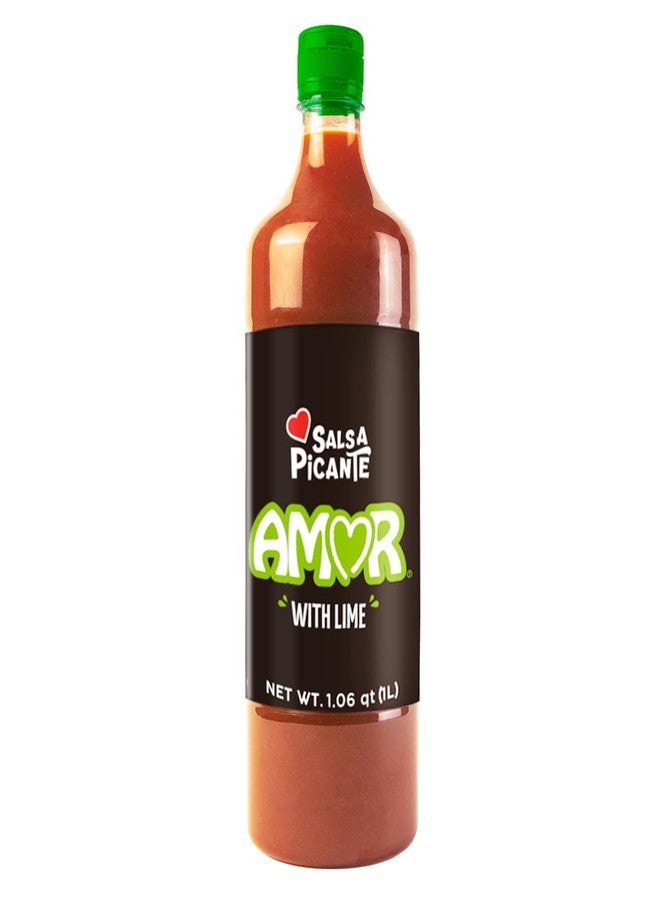 Amor Hot Sauce With Lemon Medium, Red, 33oz - Image 1