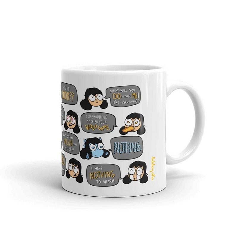 Oye Happy - Great Indian Wife Mug - Romantic Gift for Wife on Valentine's Day/Anniversary/Birthday - Image 3