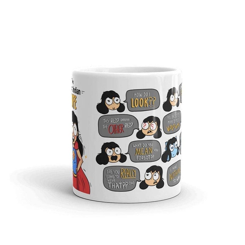 Oye Happy - Great Indian Wife Mug - Romantic Gift for Wife on Valentine's Day/Anniversary/Birthday - Image 2