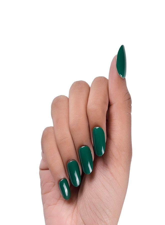 NAILWIND 24 Press on Nails | Natural French Short False Nails | Acrylic Full Cover Nails | Natural Fake Nails Delicate & Comfortable for Women and Girls (V-15) - Image 5