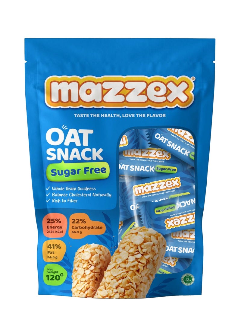 Mazzex Sugar Free Oat Snack - 120Grams - Image 1