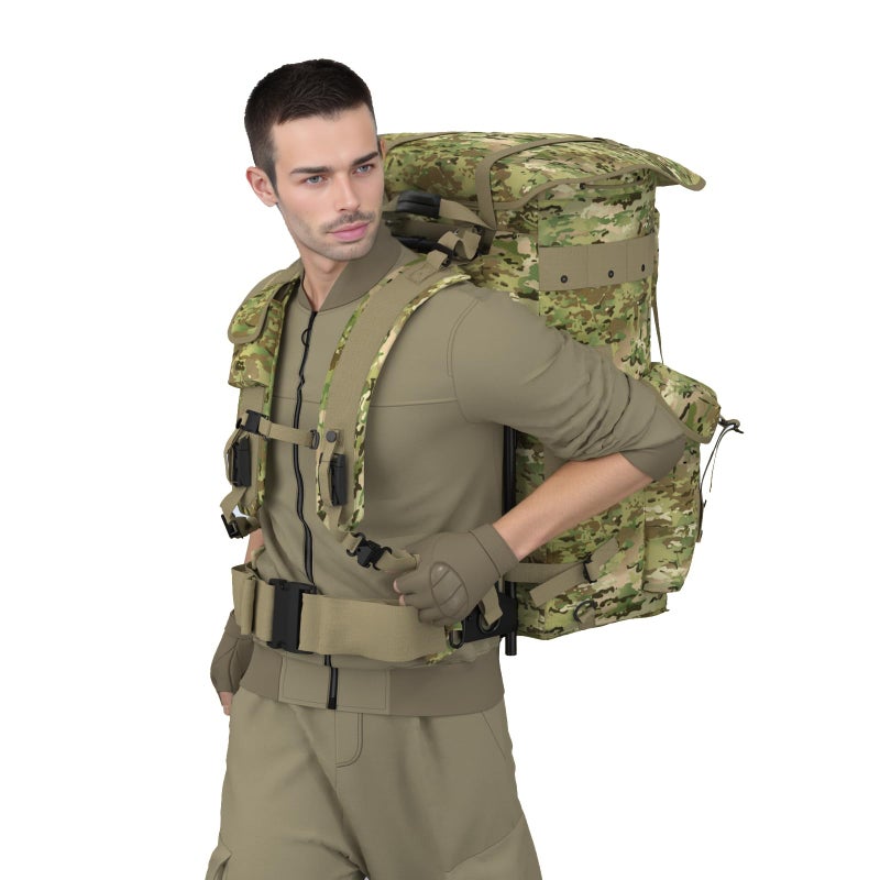 MT Military Alice Pack Large Army Survival Combat ALICE Rucksack Backpack 55L - Image 5