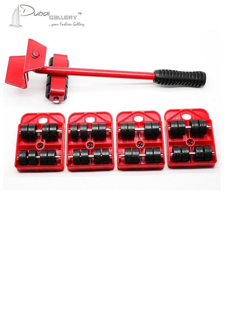 DubaiGallery Furniture Lifter Easy Moving Sliders 5 Packs Mover Tool Set Lifting System - Image 1