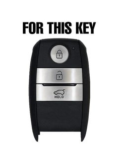 SOLDOUT 3 Key Silicone Key Cover Remote Fob Case Compatible with Kia Optima 2016 Sportage 2014 2015 Sorento Soul 2013 Rio Forte Cerato Carens K3 K5 (KEYLESS TYPE)  - Image 5