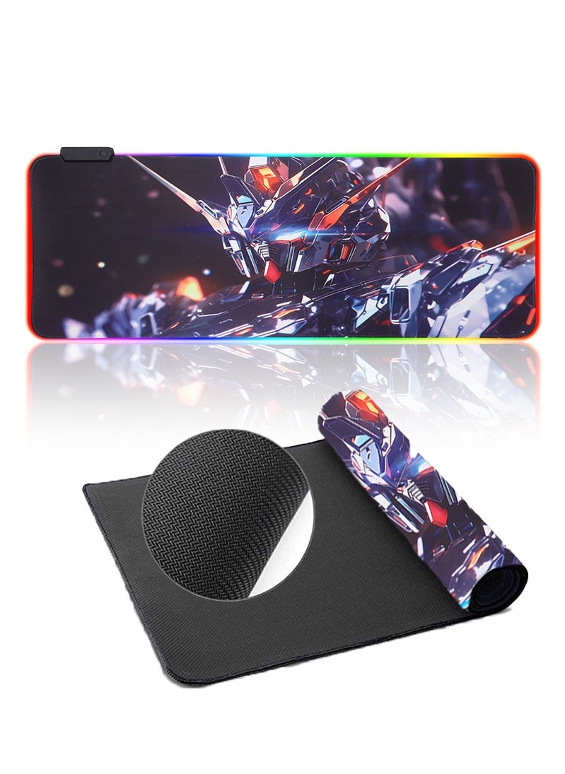 Haidue Game RGB Keyboard Mouse Pad, Made Of Natural Rubber.Size:400mm*900mm*3mm  - Image 1