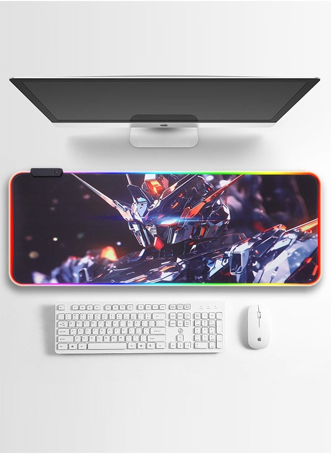 Haidue Game RGB Keyboard Mouse Pad, Made Of Natural Rubber.Size:400mm*900mm*3mm  - Image 3