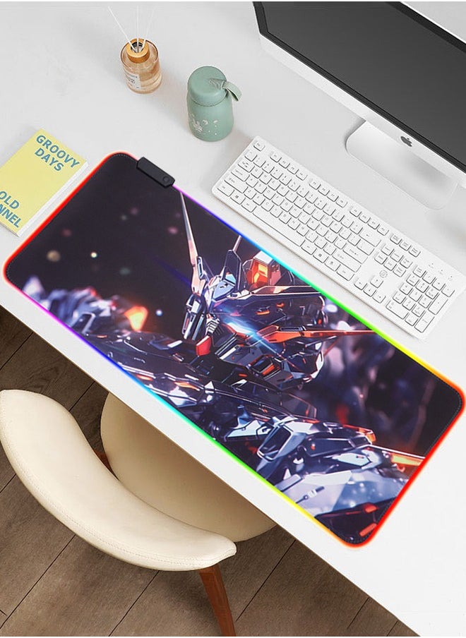 Haidue Game RGB Keyboard Mouse Pad, Made Of Natural Rubber.Size:400mm*900mm*3mm  - Image 4