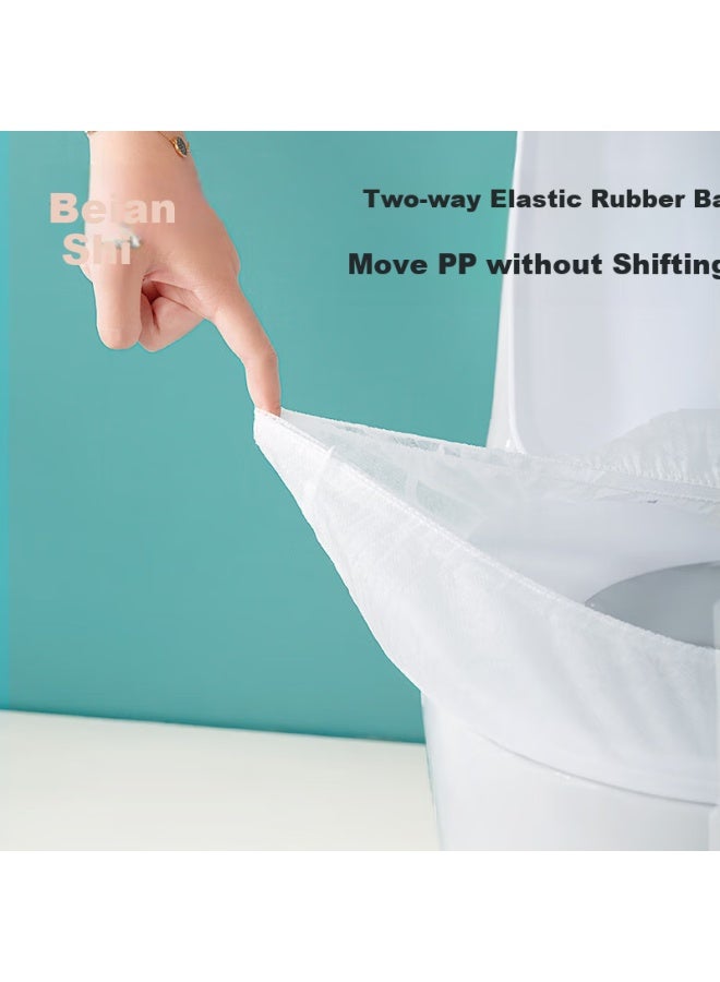 Briars Disposable Toilet Seat Covers Non-Woven Travel Hotel Maternity Toilet Seat Pads 30 Pieces 10 Pieces * 3 Packs White - Image 2