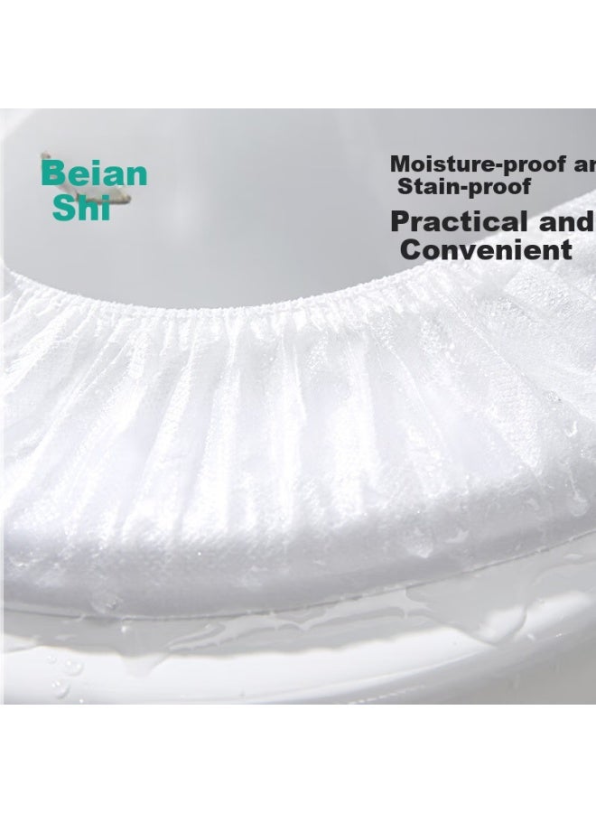 Briars Disposable Toilet Seat Covers Non-Woven Travel Hotel Maternity Toilet Seat Pads 30 Pieces 10 Pieces * 3 Packs White - Image 1
