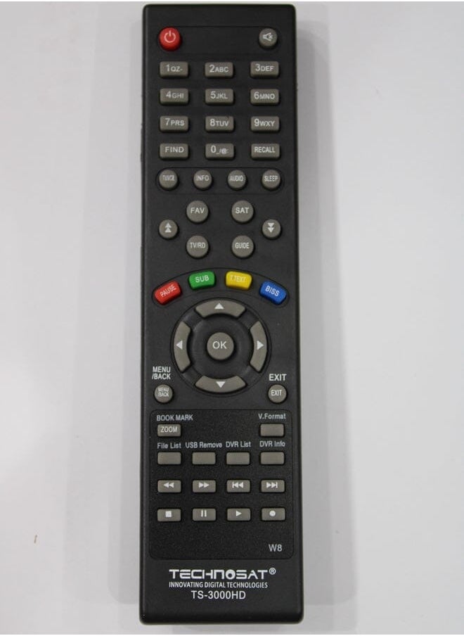 Technosat Replacement Remote Controller For Reciever Ts3000 Hd 