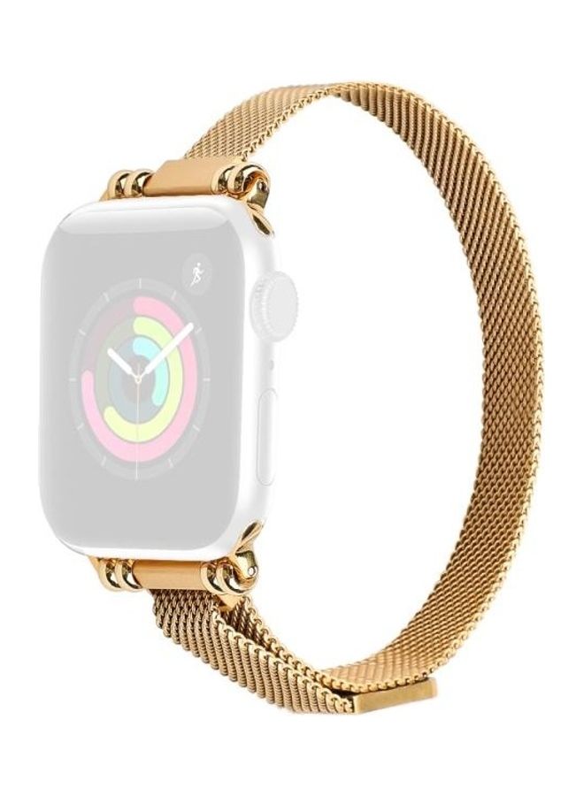 NIBEMINENT Milan Bracelet Stainless Steel Watch Strap Rose Gold - Image 1