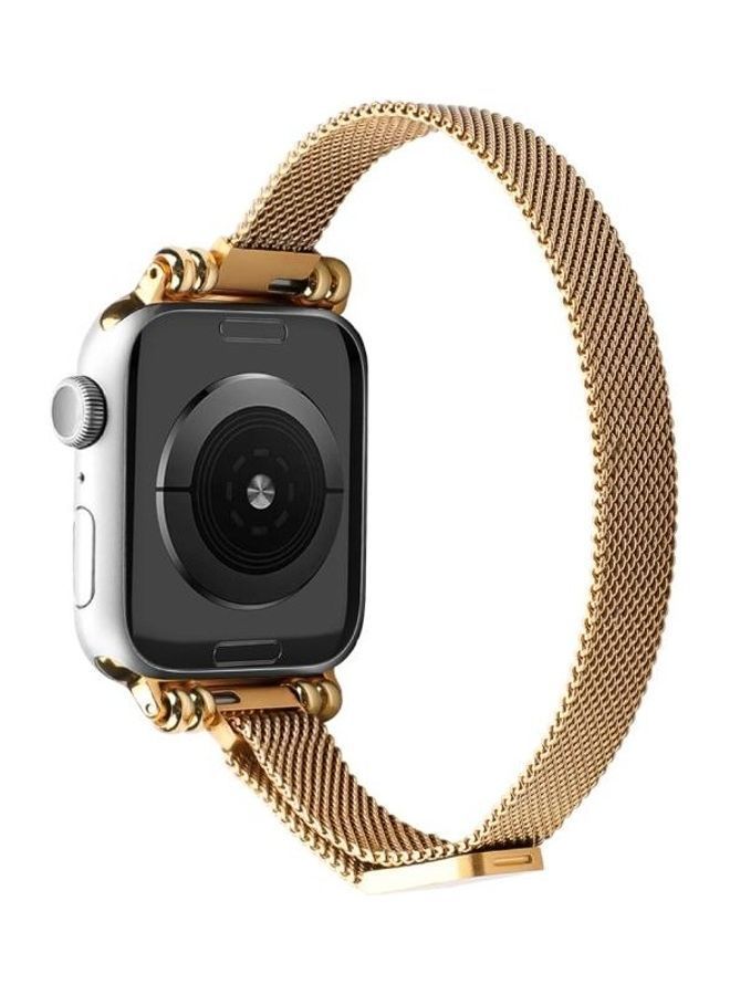 NIBEMINENT Milan Bracelet Stainless Steel Watch Strap Rose Gold - Image 3