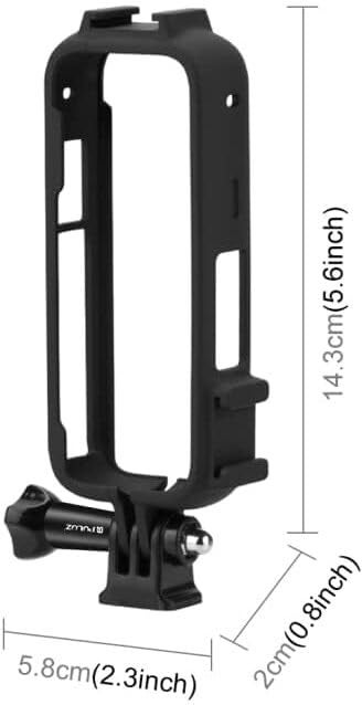 ADOFYS Housing Case for Insta360 ONE X3 Action Camera Accessories, Protective Frame Camera Mount with 1/4 Thread (for Insta360 ONE X3 Only) - Image 2