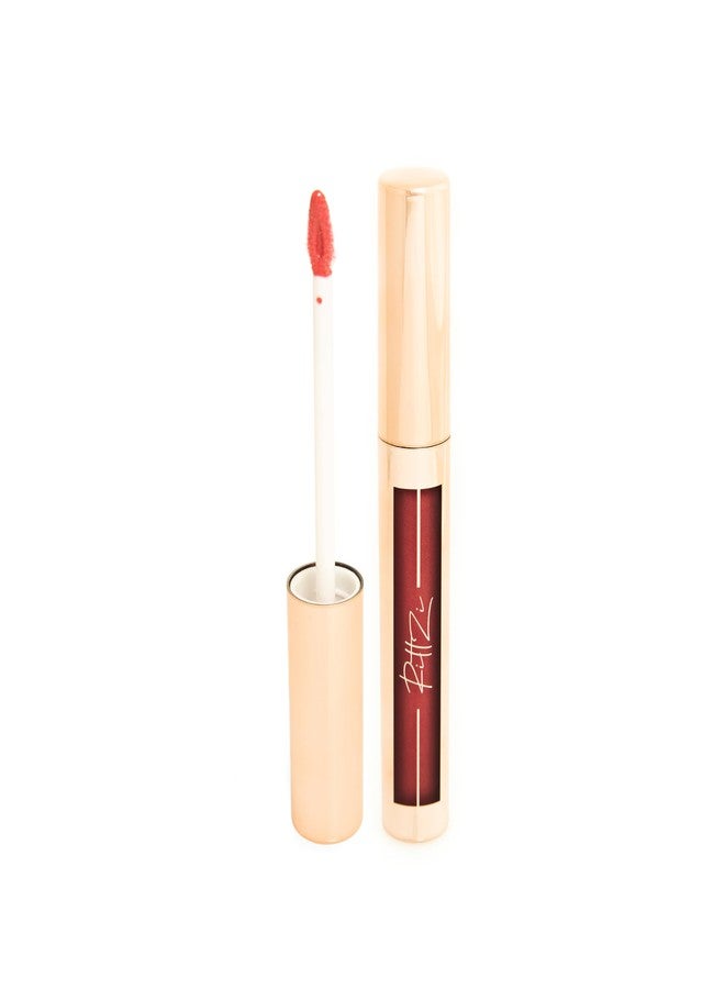 RITTZI Hyaluronic Plumping Lip Gloss in Dusty Rose - Hydrating and Anti-Aging with Hydrolyzed Marine Collagen and Mustard Sprout Extract - Image 1