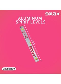 SOLA Premium Quality Spirit Level/Carpentry Level/Tube Level, Aluminum Body 50 cm- SOLA  - Image 1