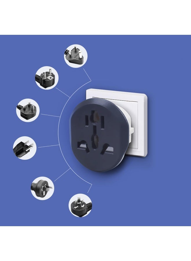 【4 pack】 EU Travel Plug Converter Adapter, UAE, USA, EU, UK, AU, CN to KSA/EU/Germany Socket, 10A 2500W Travel Adapter, Universal Socket Travel Adaptor Power Converter Wall Charger  for Business Trip Holiday Hotel Airport for Cell Phone, Laptop - Image 2