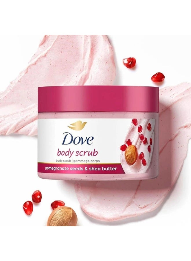 Dove Pomegranate Seeds and Shea Butter Scrub 298g - Image 2