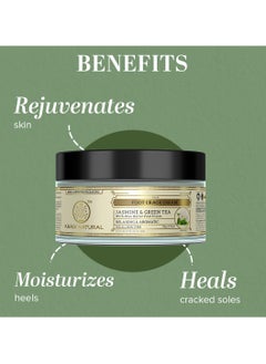 Khadi Natural Khadi Natural Jasmine and Green Tea Herbal Foot Crack Cream| For Cracked Heels|Moisturizes dry feet | Antiseptic Properties that treat foot problems| 50g  - Image 2