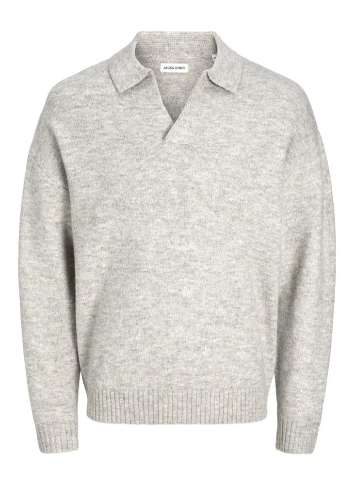 JACK & JONES Knit Neck Long Sleeve Sweater