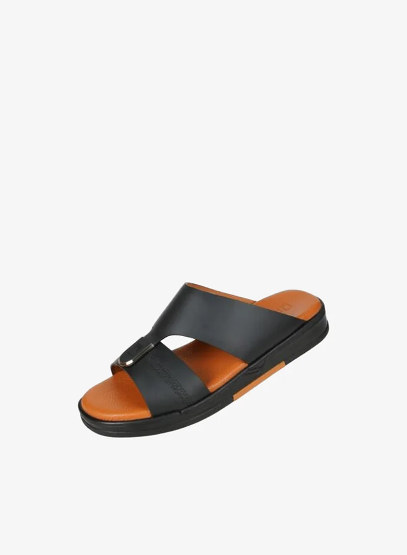 008-3879 Barjeel Uno Boys Arabic Sandals MSA-B 146A Black