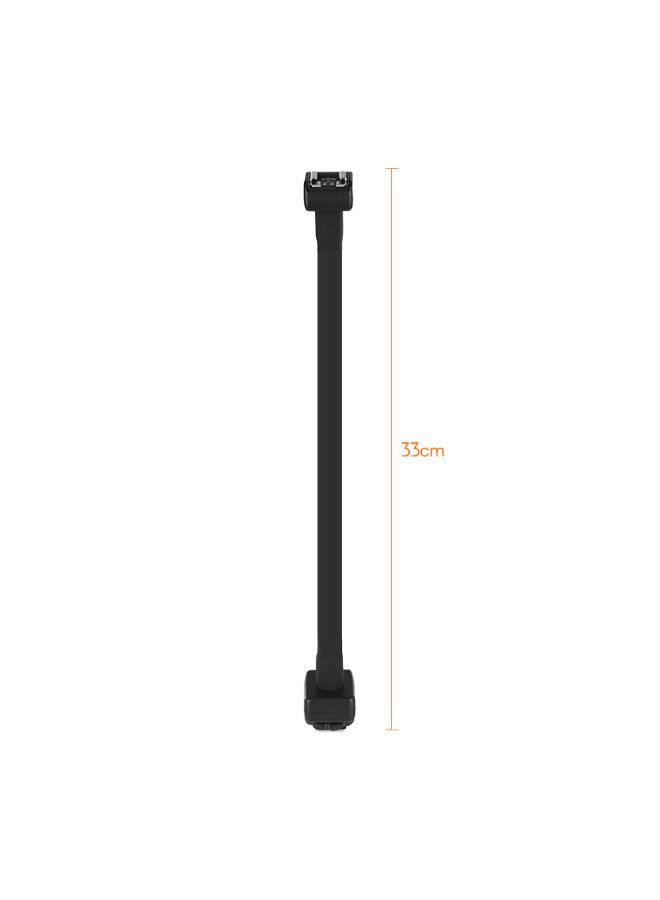 Loquat Flexible E-TTL Hot Shoe Extension Shelf Rod Flash Light Speedlite Bracket Black - Image 3