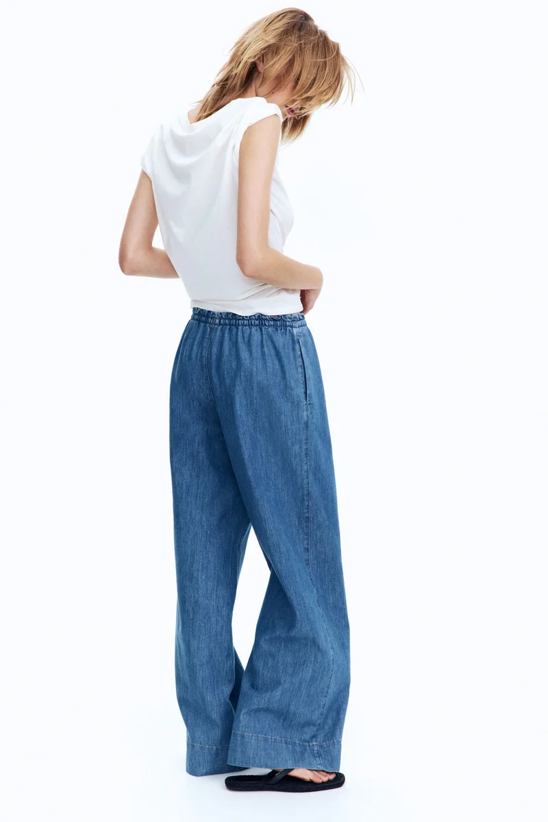 H&M Denim pull-on trousers