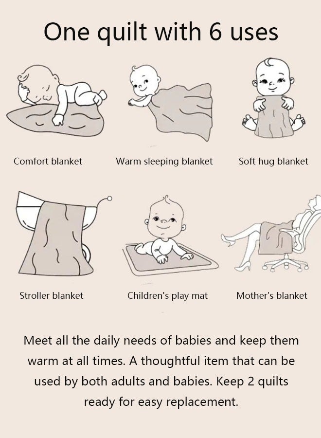 Vinnatsu Baby Towels, Newborn Bathrobe, Newborn Towel Set , Soft and Super Absorbent Towel for Babies and Children 0-3 Years 3D Green dinosaur Soft Baby Comfortable  Blanket, Lightweight, and Foldable - Image 5