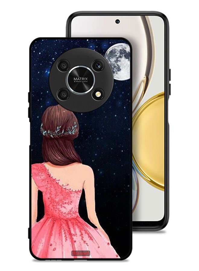 Tolwak Honor X30 5G Protective Case Cover Girl And Moon Art - Image 1