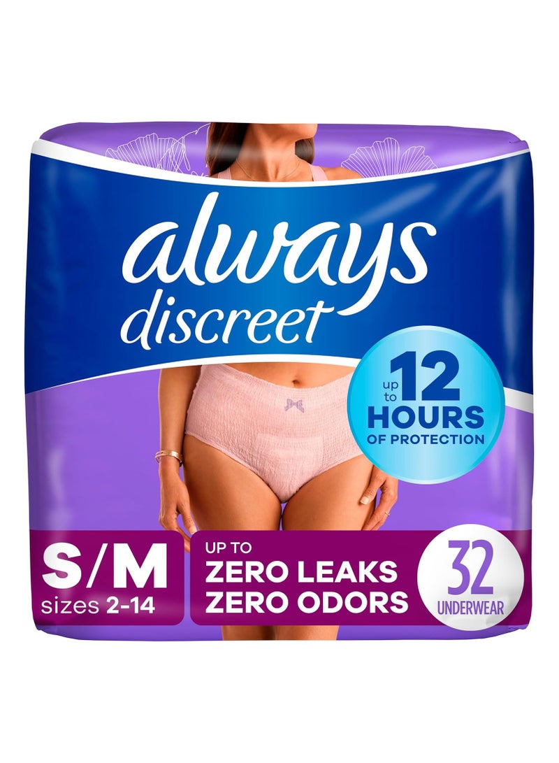 Always Discreet Incontinence For Women Small/Medium 32 Count - Image 1