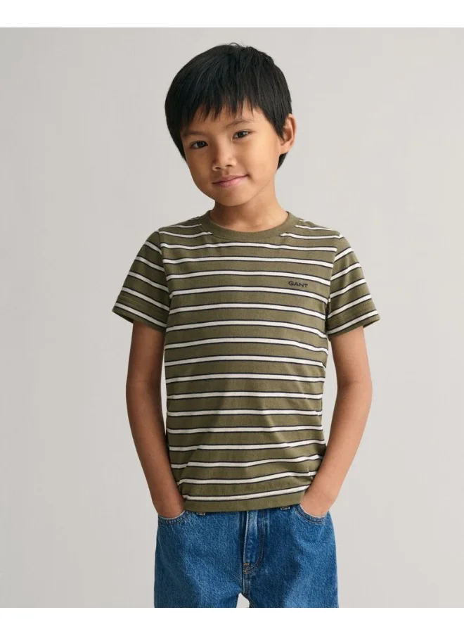 غانت Kids Striped T-Shirt