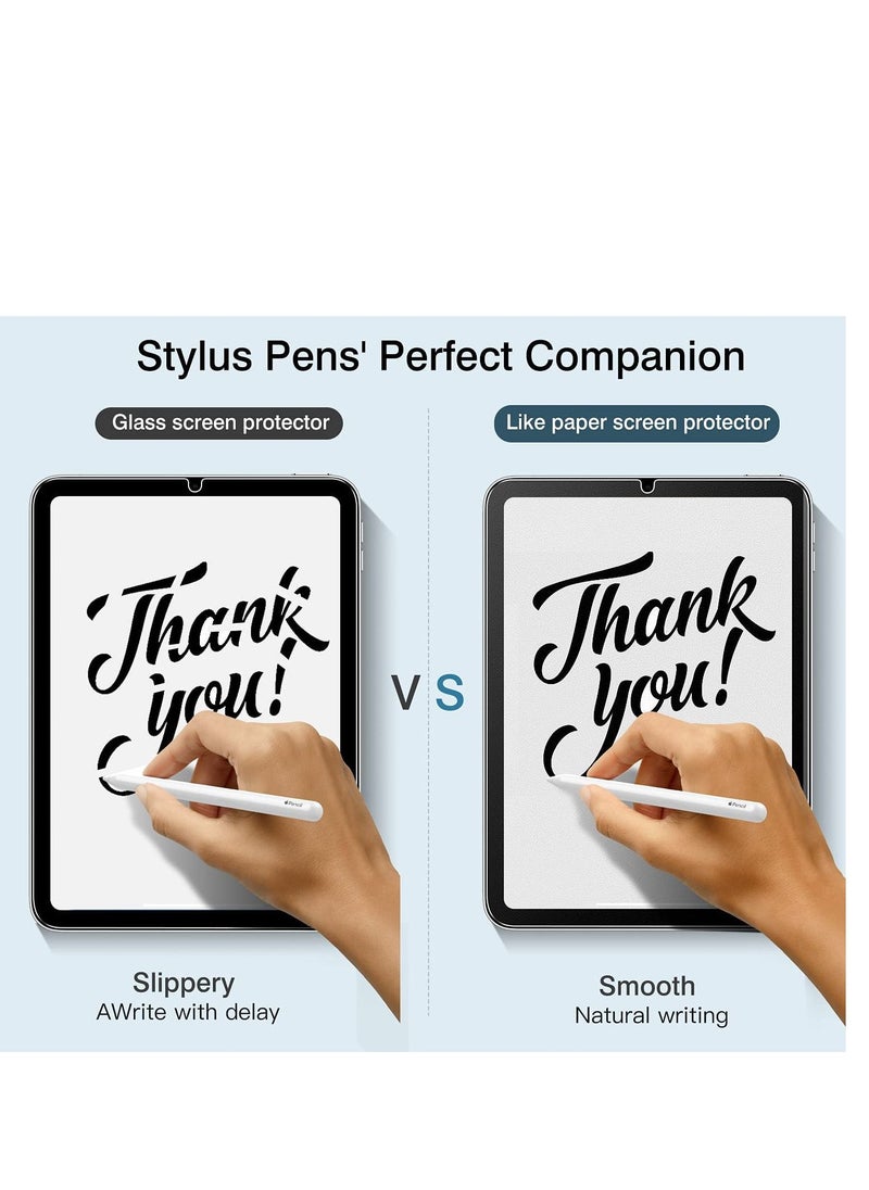 2 Pack Paperfeel Screen Protector Compatible with New iPad Mini 7 and iPad Mini 6 (2024 2021,8.3 Inch), Anti-Glare&Anti-Fingerprint&Matte Screen Protector for Drawing/Writing, Compatible with Apple Pencil