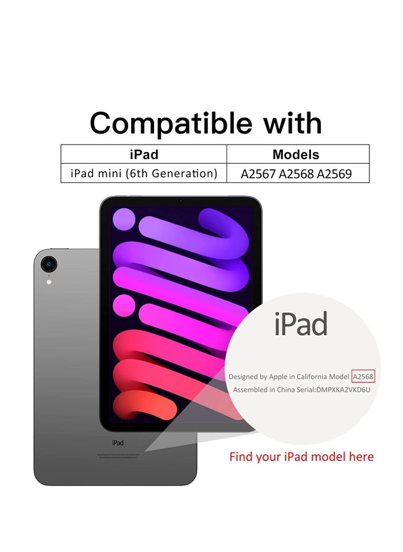 2 Pack Paperfeel Screen Protector Compatible with New iPad Mini 7 and iPad Mini 6 (2024 2021,8.3 Inch), Anti-Glare&Anti-Fingerprint&Matte Screen Protector for Drawing/Writing, Compatible with Apple Pencil