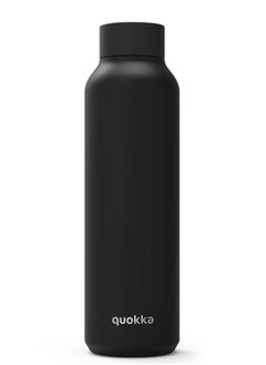 quokka QUOKKA THERMAL SS BOTTLE SOLID JET BLACK 630 ML 